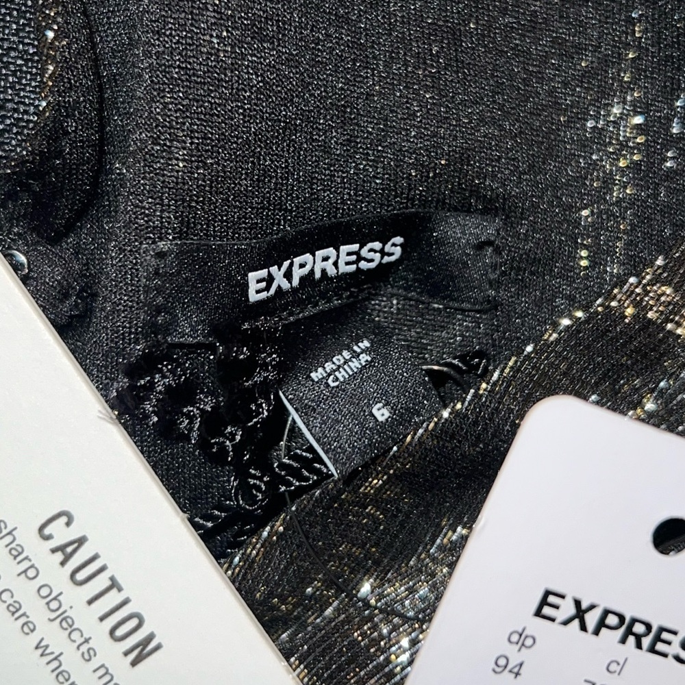 Metallic Silk V-Neck Ruched Ruffle Mini Dress - Picture 14 of 14